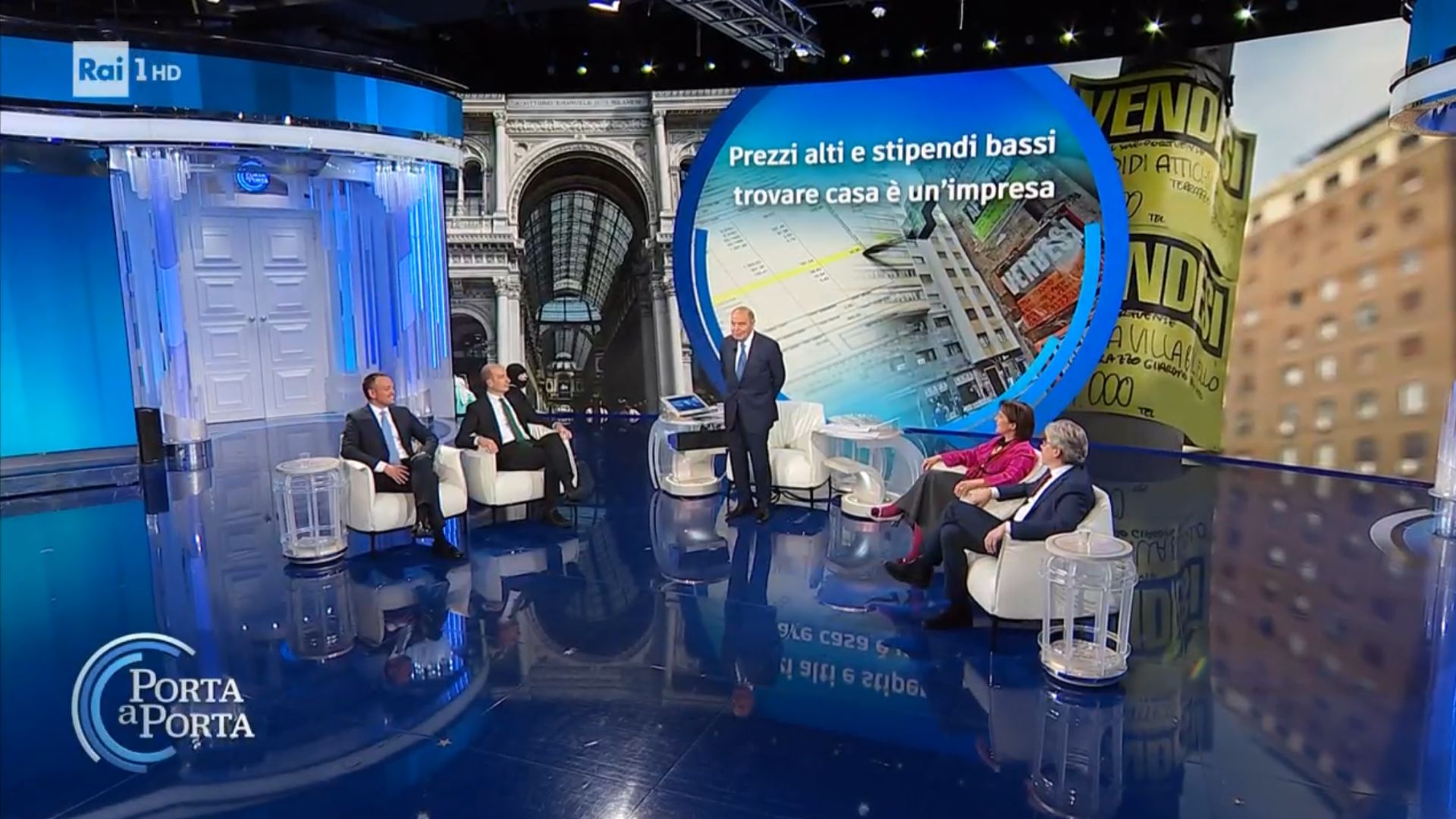 La Presidente Brancaccio a Porta a Porta: necessario un Pnrr per la casa centrato su risorse e riforme