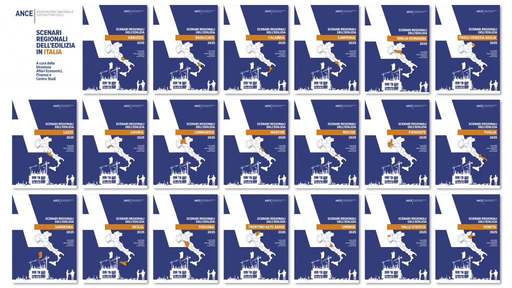 Scenari regionali dell’edilizia 2025: tra la fine del ciclo espansivo e le sfide del PNRR